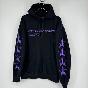 Jeffree Star Cosmetics 5 Year Anniversary Hoodie Black Purple Stars  Medium